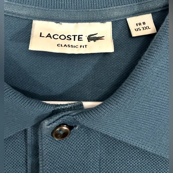Men's LACOSTE Polo Size 3XL - Picture 2 of 4
